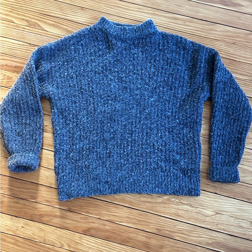 Gray Mock-neck Sweater (Old Navy)